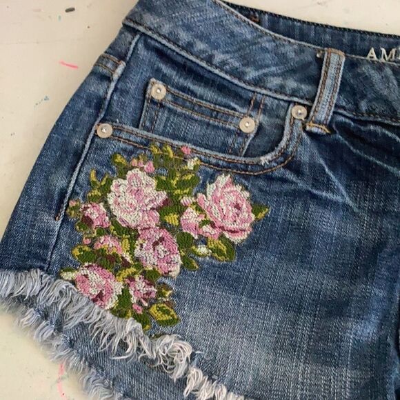 American Eagle Stretch Denim Shorts - Picture 4 of 7